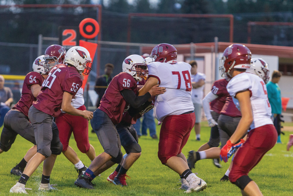 Cardinal football squad falls to oversized Okanogan - Cheney Free Press