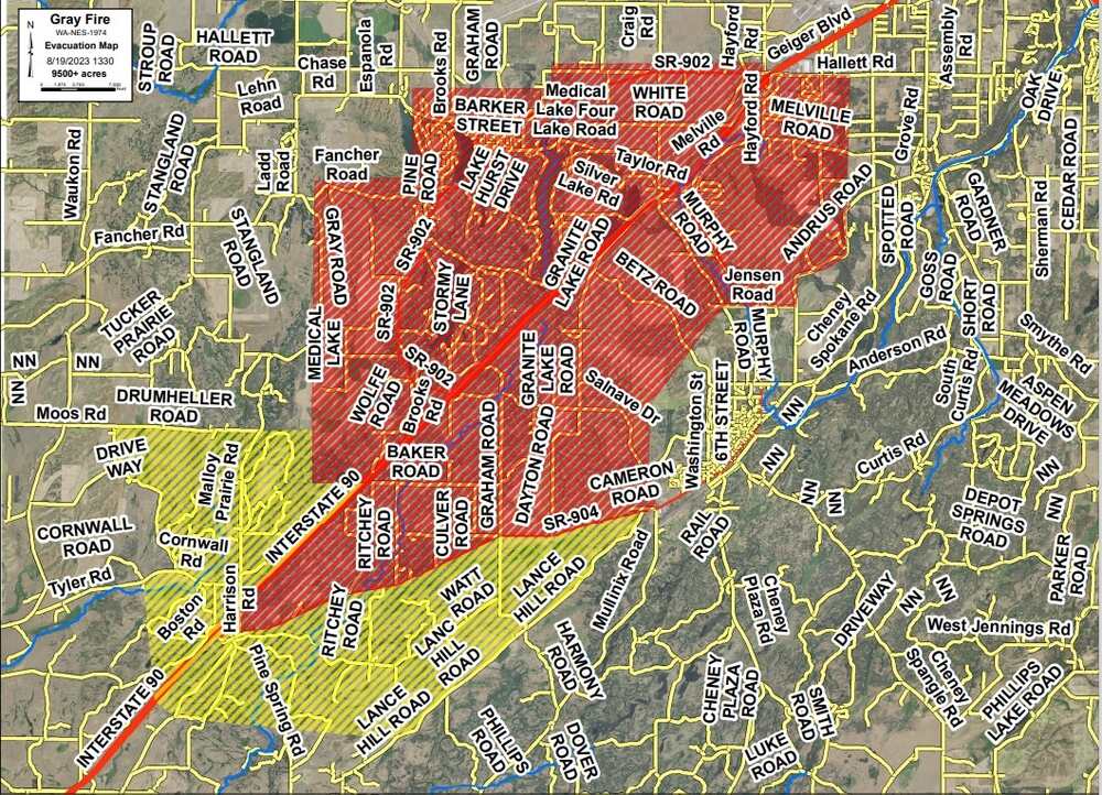 Fire Officials Expand Recommended Evacuation Areas Cheney Free Press 1224