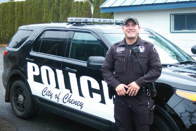 Oakes Is Named As Cheney Police Department's 2014 Officer Of The Year 